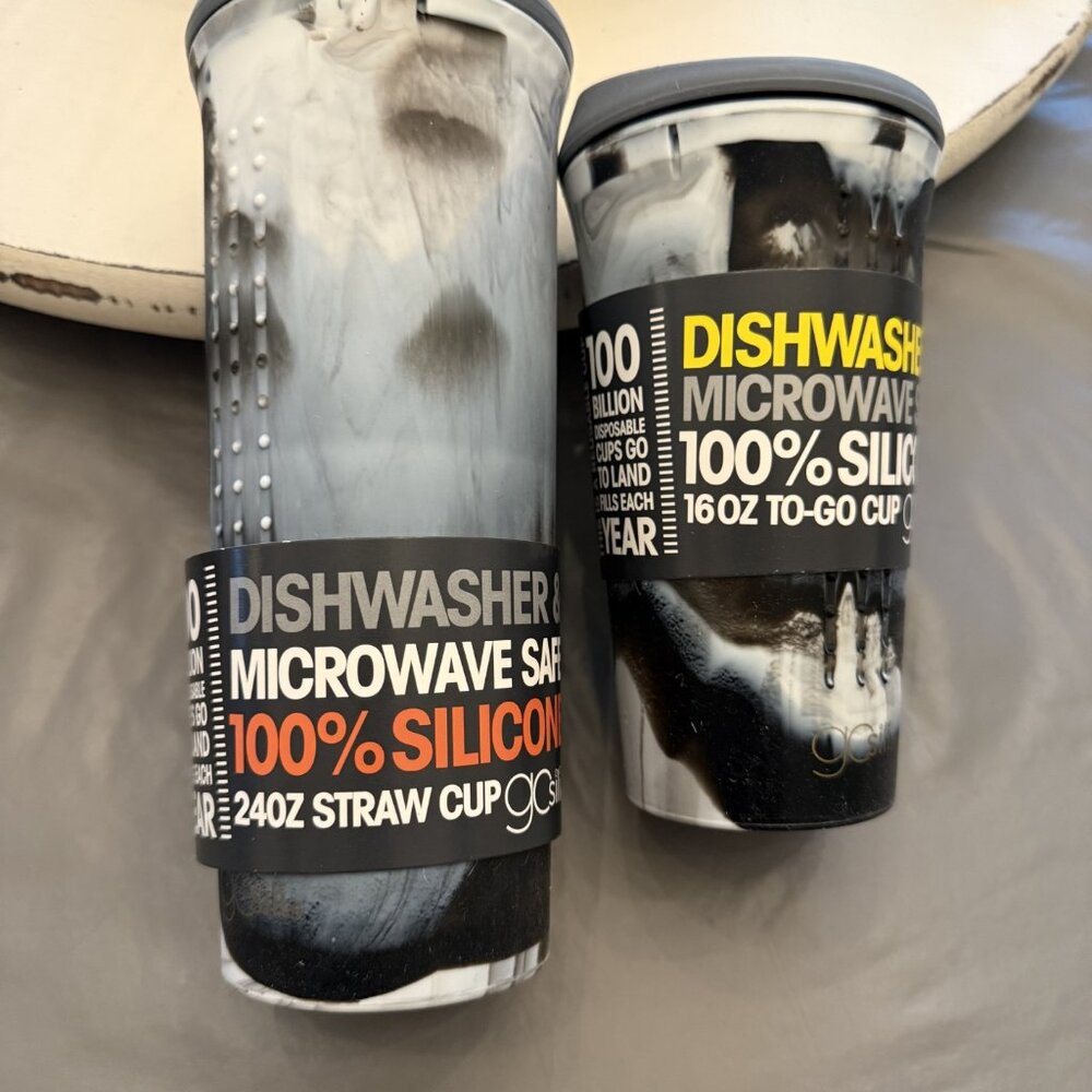 goSili reusable silicone cups bundle